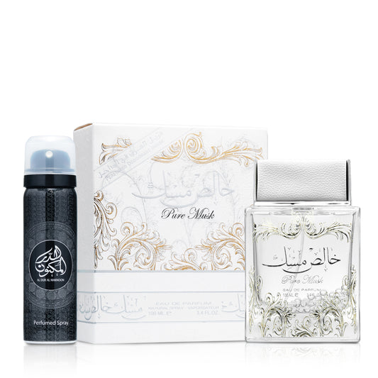 Lattafa Pure Musk EDP Unisex + Deodorant
